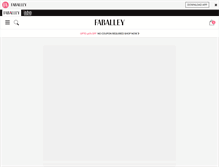 Tablet Screenshot of faballey.com